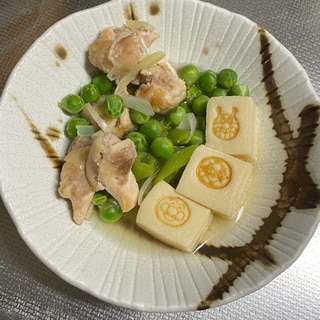 鶏肉アンパンマン高野豆腐